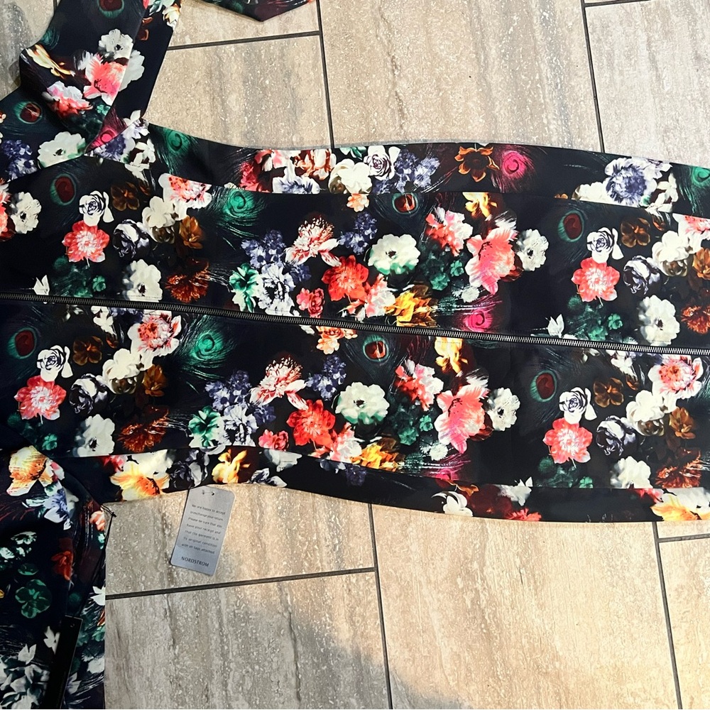Felicity & Coco Floral Dress - Black and Multicolor